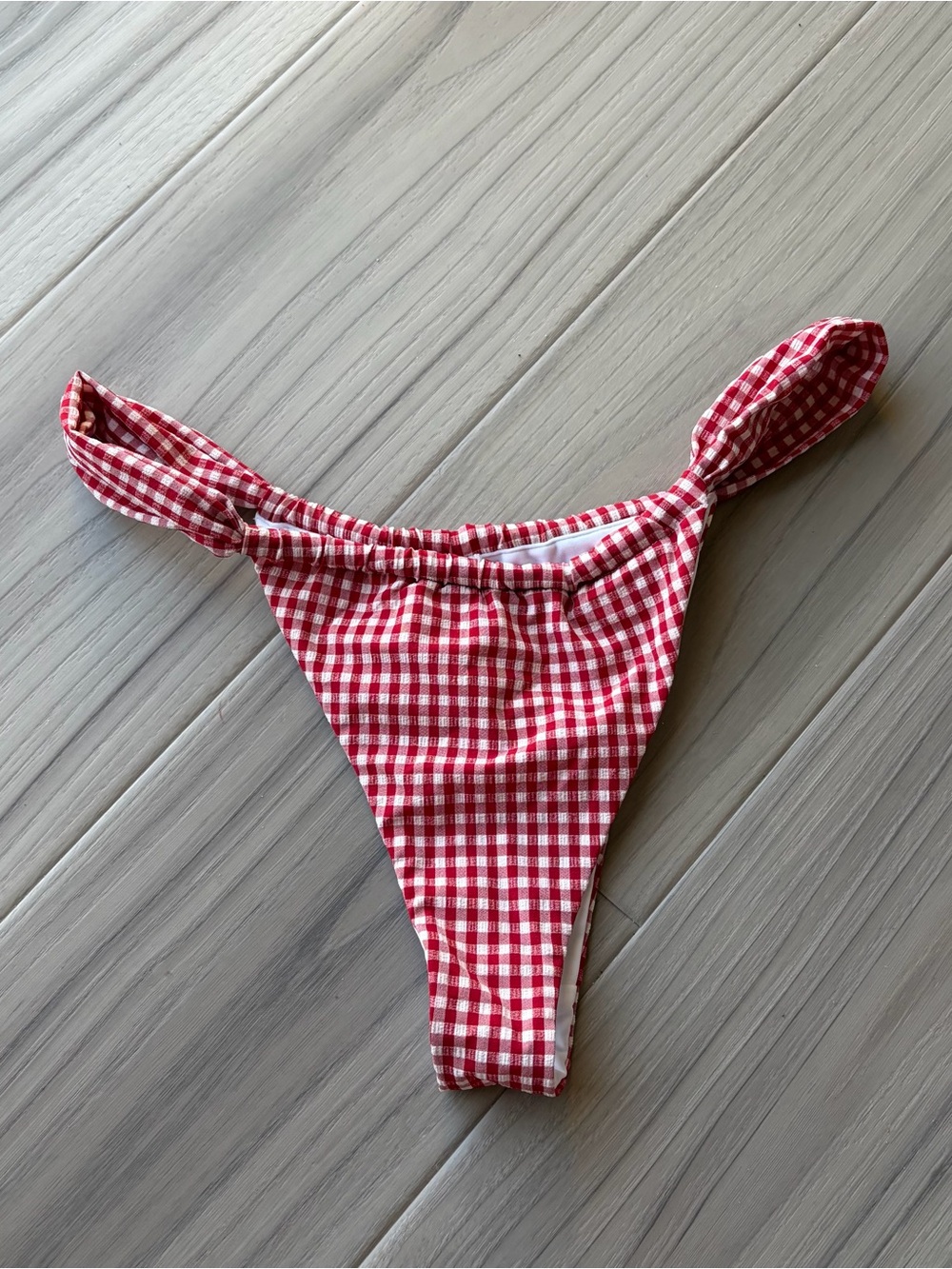 Lovers and Friends Red Gingham Bikini Bottoms